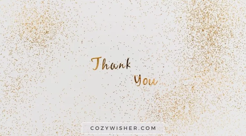 Thank You Messages gettings